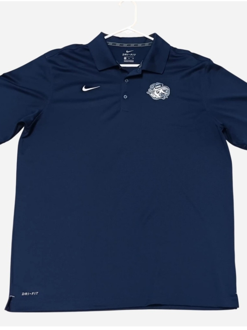 Nike Navy Dri-FIT UNC Polo NWOT